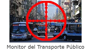Monitor del transporte pblico.