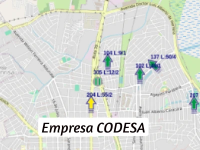 Ubicacin mnibus CODESA