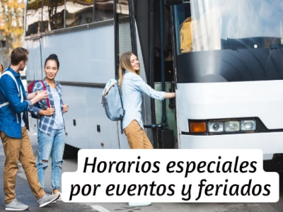 Horarios Especiales