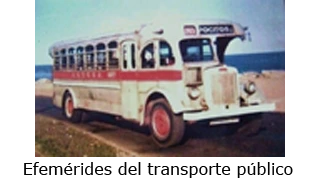 Un día como hoy en la historia del transporte pblico uruguayo.