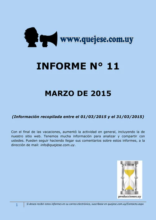 Informe 11