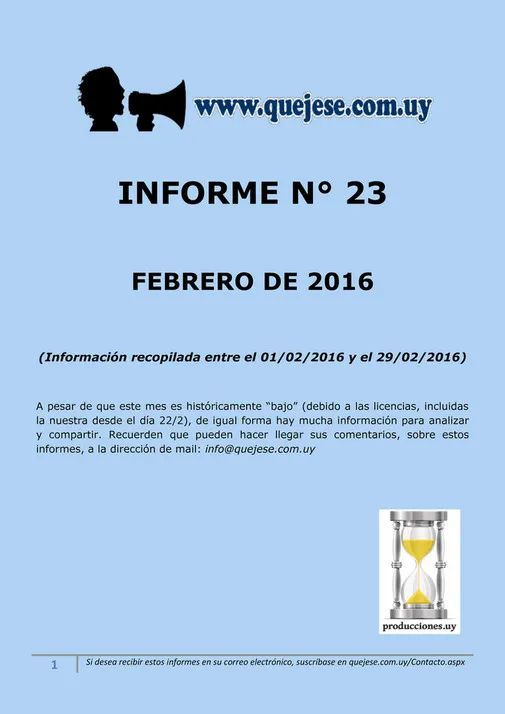 Informe 23