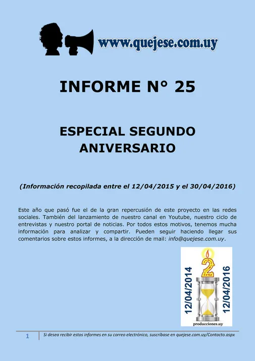 Informe 25