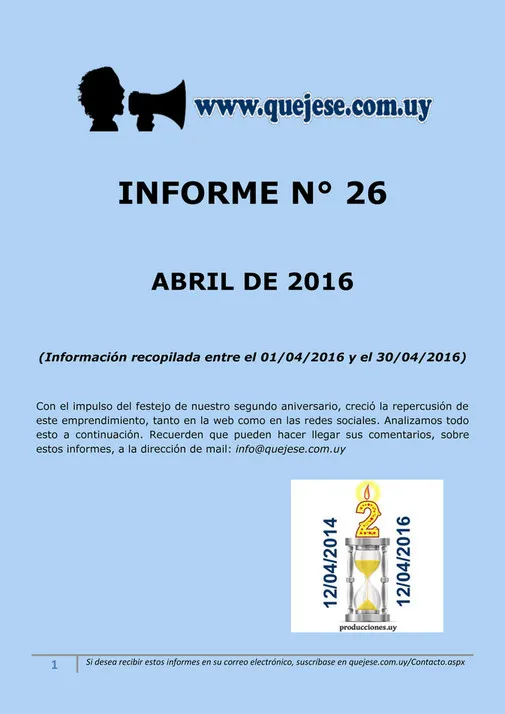Informe 26
